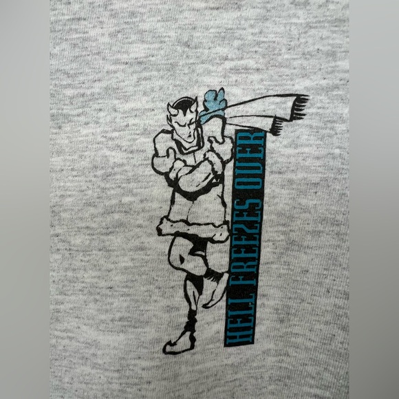 Vintage 1994 The Eagles Hell Freezes Over Gray T-Shirt Size XL Single Stitch - Picture 2 of 4